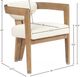 Meridian Furniture Carlyle Cream/Natural Dining Chair-4