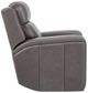 Flexsteel® Wyatt Gunmetal Gray Power Recliner with Power Headrest and Lumbar-3