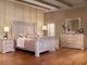 International Furniture Terra White Wood 4 Piece King Bed Set-4
