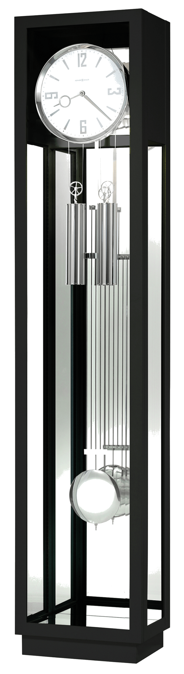 Howard Miller® Whitelock II Gloss Black Grandfather Clock