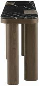 ACME Furniture Dana Faux Marble Top Console Table with Dark Walnut Base-4
