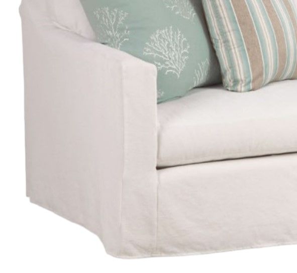Four Seasons Customizable Reese 2-Seat Slipcovered Sofa-1