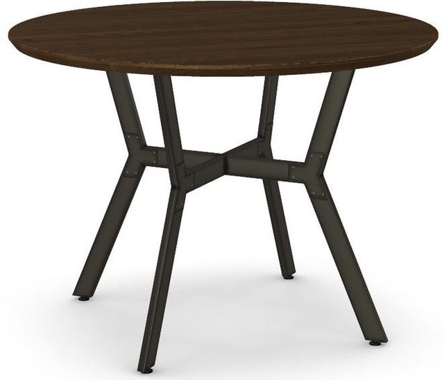 Amisco Customizable Norcross Solid Ash Round Table-0