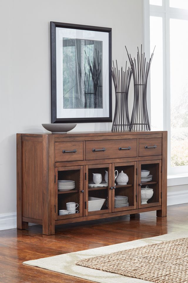 A-America® Anacortes Salvaged Mahogany Server-1