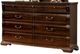 Furniture of America® Burleigh 4-Piece Cherry Queen Panel Bedroom Set-4