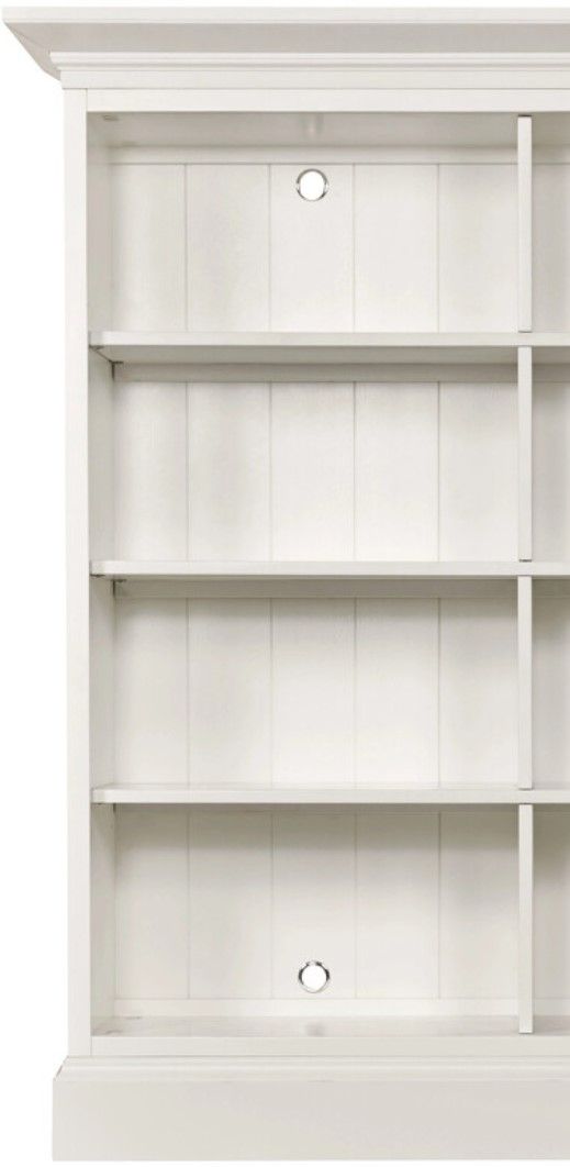 Hammary® Structures White Double Mid Height Bookcase-1