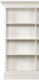 Hammary® Structures White Double Mid Height Bookcase-1