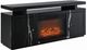 ACME Furniture Drisana Black Mirrored Fireplace TV Stand-0