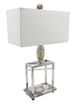 A & B Home Light Grey Agate Table Lamp-0