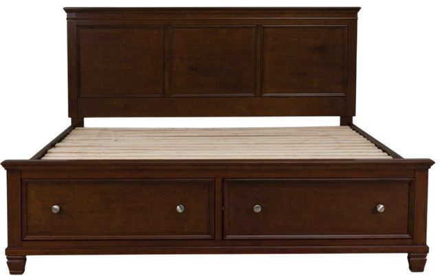 Signature Design by Ashley® Danabrin Brown King Panel Storage Bed-1