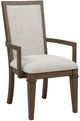 New Classic® Home Furnishings Mariana Gray/Vintage Mocha Upholstered Arm Chair-0
