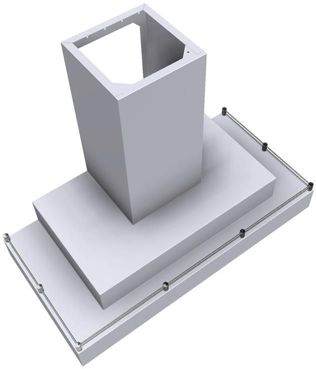 Vent-A-Hood® 42" White Contemporary Wall Mount Range Hood-1