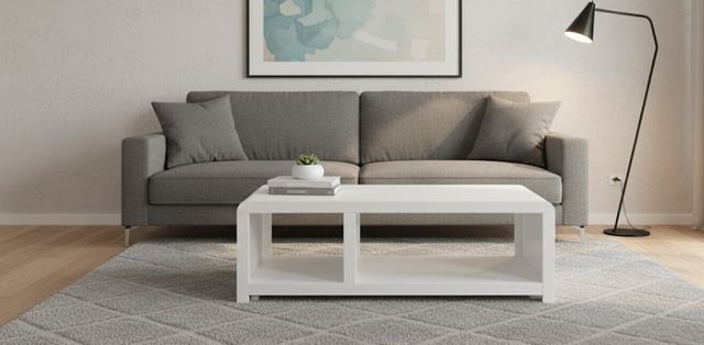 aspenhome® Taylor White Cocktail Table-1