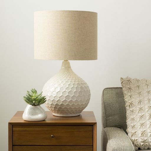 Surya Blakely Ivory Table Lamp-2