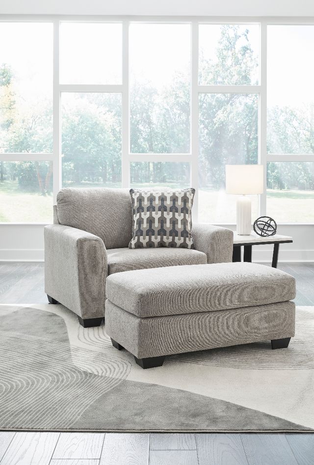 Signature Design by Ashley® Avenal Park Flannel Oversized Chair-3