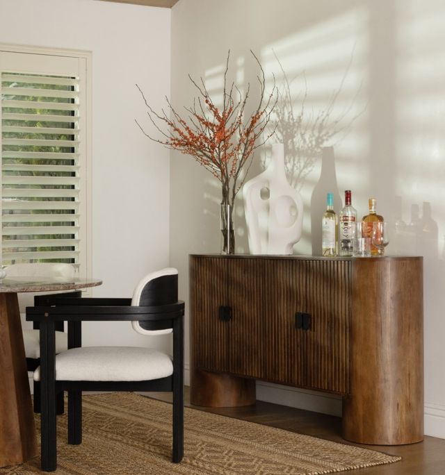 Dovetail Furniture Stephenson Medium Brown Sideboard-1