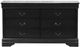 American Wholesale Furniture Louis Philippe Ebony Dresser-0