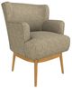 Best® Home Furnishings Customizable Kelida Swivel Chair with Honey Birch Legs-0
