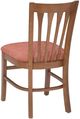 Linon Shelly 2-Piece Brown/Red Upholstered Dining Chair-3