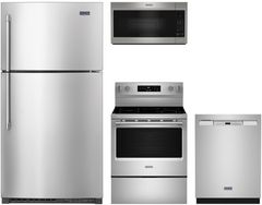 Maytag® 4 Piece Fingerprint Resistant Stainless Steel Kitchen Package