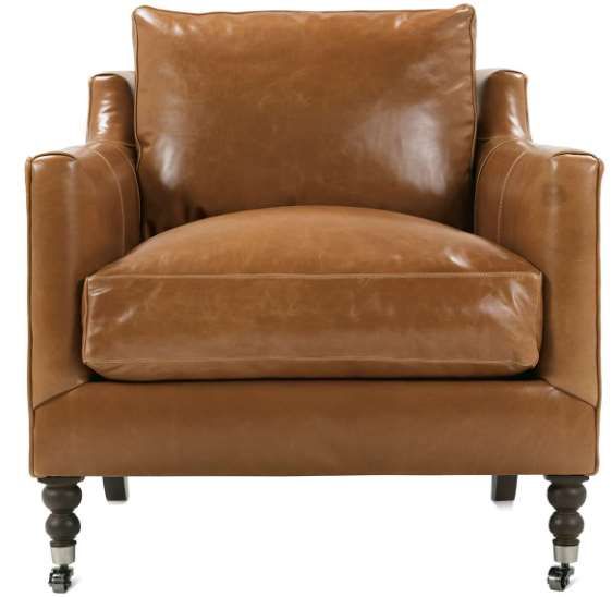 Robin Bruce Madeline Leather Chair-1