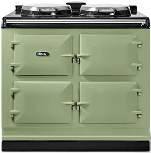 AGA™ eR7 Classic Cast Iron 39" Olivine Pro Style Electric Range-0