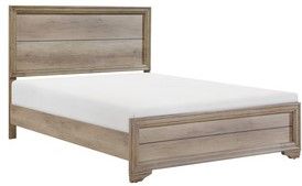 Mazin Furniture Lonan Natural Twin Bed-1
