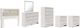 Signature Design by Ashley® Altyra 6-Piece White Queen Bookcase Headboard Bed Set-0