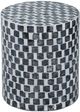 A & B Home Black/White Stool-0
