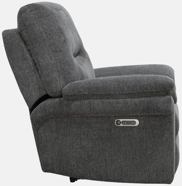 Parker House® Bryant Ruffles Coal Power Recliner-4
