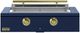 Caliber™ Rockwell Social 2-Burner Cobalt Built-In Natural Gas Grill with Brass Hardware-0