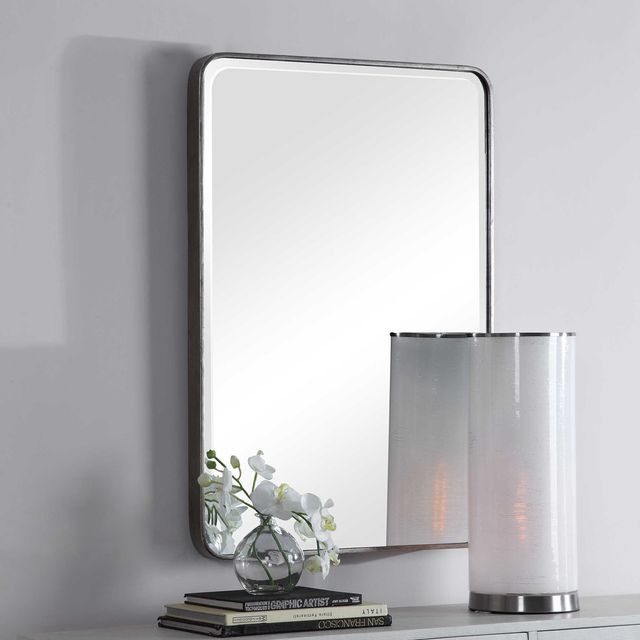 Uttermost® Aramis Silver Leaf Mirror-2