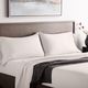 Malouf® Woven™ Ivory Brushed Microfiber Cot Sheet Set-1
