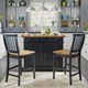 homestyles® Americana 3-Piece Black Kitchen Island Set-5
