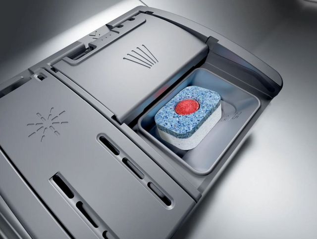 Bosch®100 Series 24" Fingerprint Resistant Stainless Steel Front Control BuiltIn Dishwasher-1