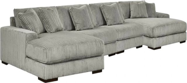 Signature Design by Ashley® Lindyn 4-Piece Fog Sectional with Double Chaise-0