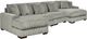Signature Design by Ashley® Lindyn 4-Piece Fog Sectional with Double Chaise-0