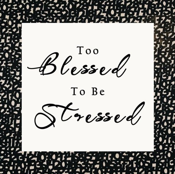 Classy Art Too Blessed by Yvonne Coleman Burney Wall Art-0