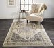 Feizy Grayson Charcoal/Beige 3'11" x 5'5" Rug-2