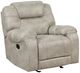Homelegance® Gainesville Pewter Manual Glider Recliner-0