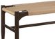 Century® Curate Tristan Brown/Sand Woven Bench-2