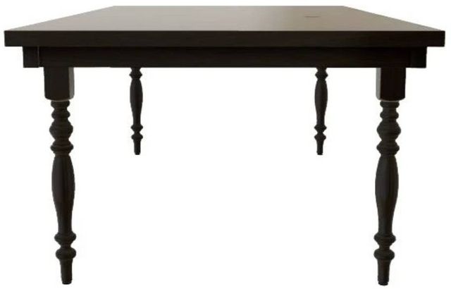 Mavin Customizable 48" x 60" Rectangular Plank Extendable Dining Table with 18" Leaf-2