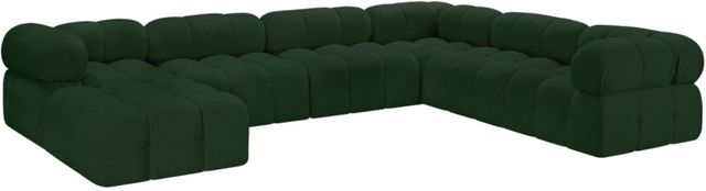 Meridian Furniture Ames 7-Piece Green U-Shape Sectional-0