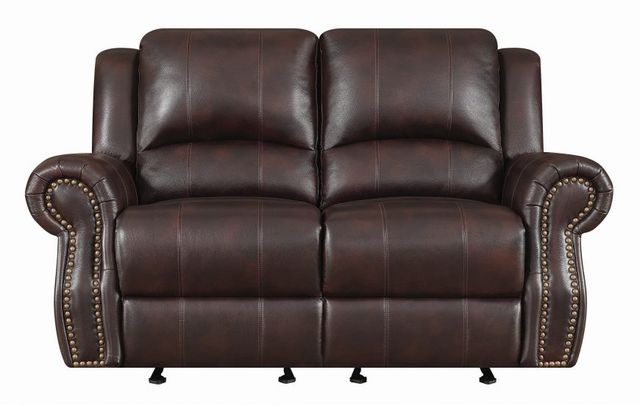Coaster® Sir Rawlinson 2-Piece Dark Brown Reclining Living Room Set-2