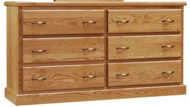 Wolfcraft Furniture Vesper Brown 6-Drawer Dresser-0