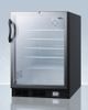 Accucold® by Summit® Nutrition Center Series 5.5 Cu. Ft. Black Beverage Center-1