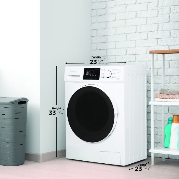 Danby® 2.7 Cu. Ft. White All-In-One Ventless Washer Dryer Combo-7