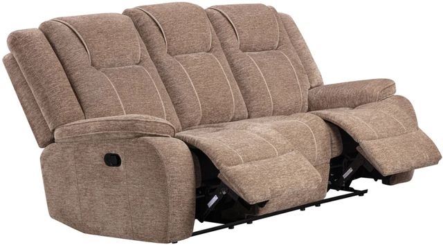 Parker House® Bruno Plush Tobacco Manual Reclining Sofa-2