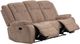 Parker House® Bruno Plush Tobacco Manual Reclining Sofa-2