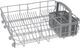Bosch® 300 Series 24" White Front Control Built-In Dishwasher-2